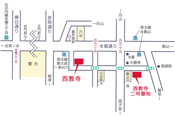 涅槃山　西教寺　アクセス地図